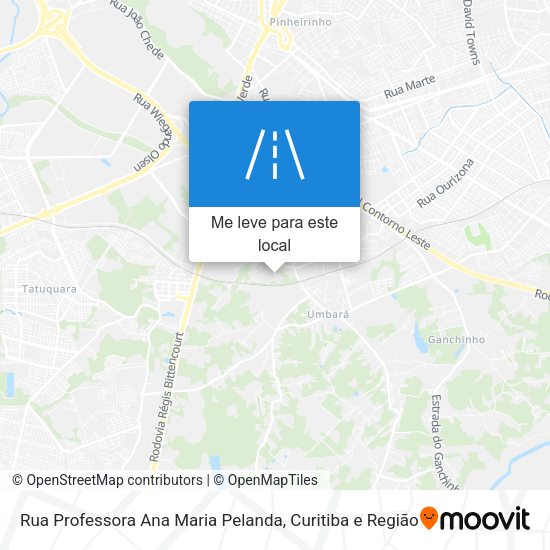 Rua Professora Ana Maria Pelanda mapa