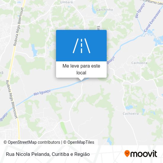 Rua Nicola Pelanda mapa