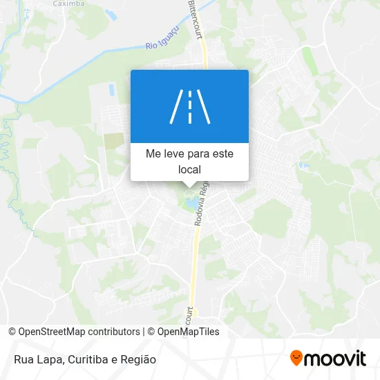 Rua Lapa mapa