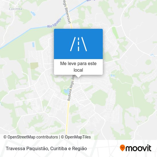 Travessa Paquistão mapa