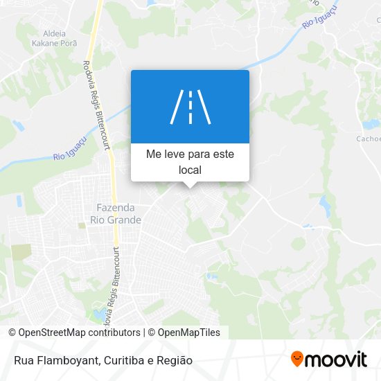 Rua Flamboyant mapa