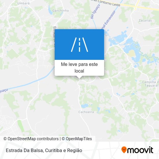 Estrada Da Balsa mapa