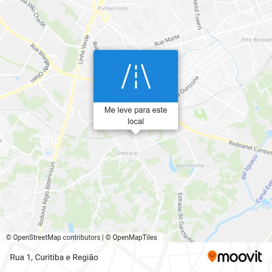 Rua 1 mapa