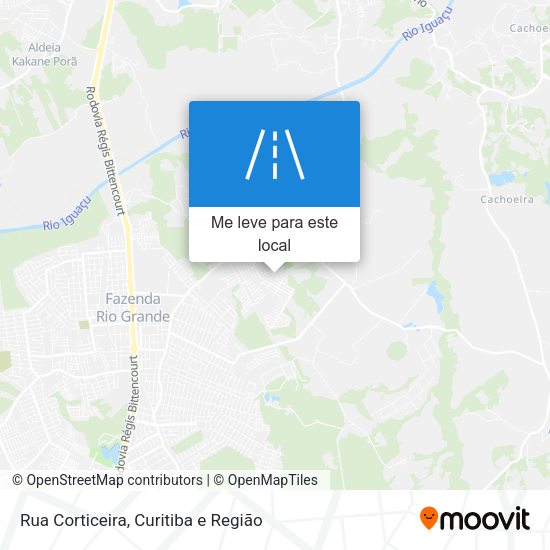 Rua Corticeira mapa