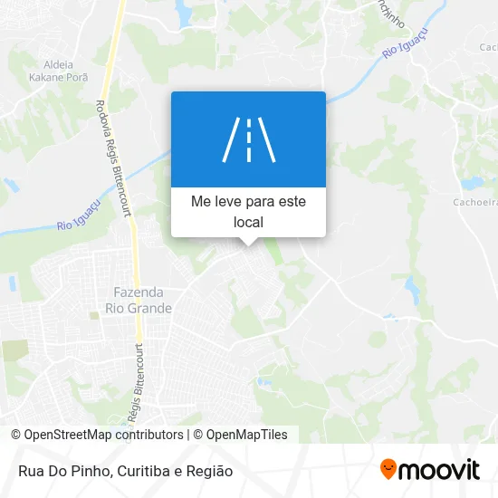 Rua Do Pinho mapa