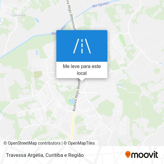 Travessa Argélia mapa
