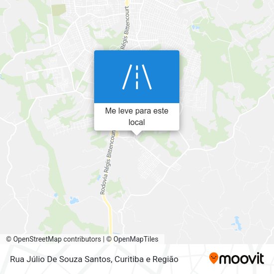 Rua Júlio De Souza Santos mapa
