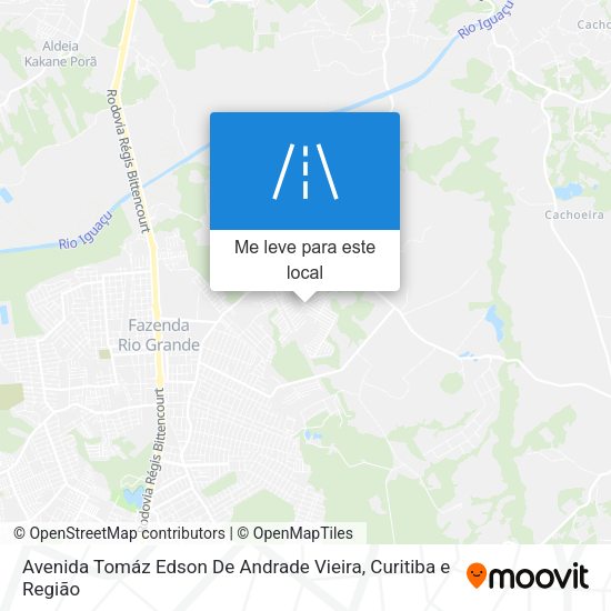 Avenida Tomáz Edson De Andrade Vieira mapa