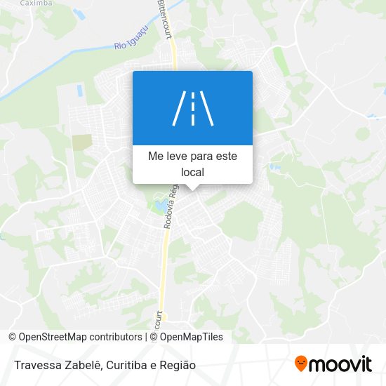 Travessa Zabelê mapa