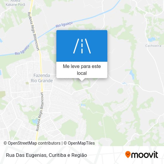 Rua Das Eugenias mapa
