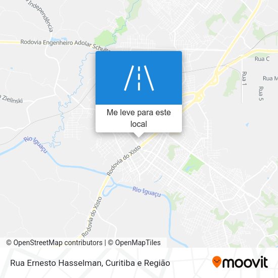 Rua Ernesto Hasselman mapa