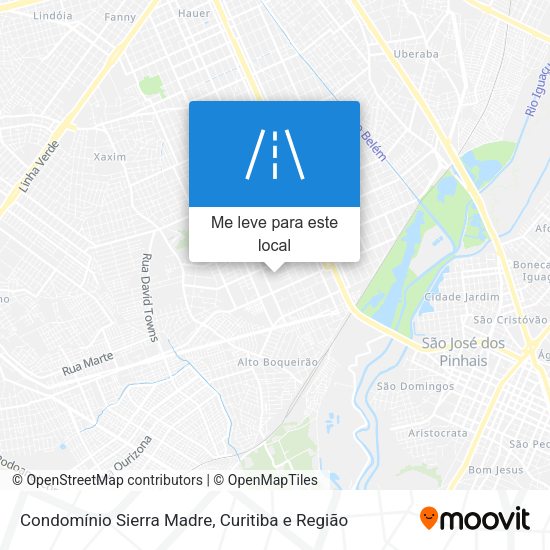 Condomínio Sierra Madre mapa