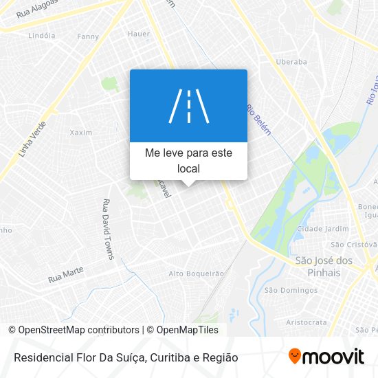 Residencial Flor Da Suíça mapa