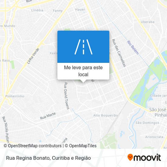 Rua Regina Bonato mapa