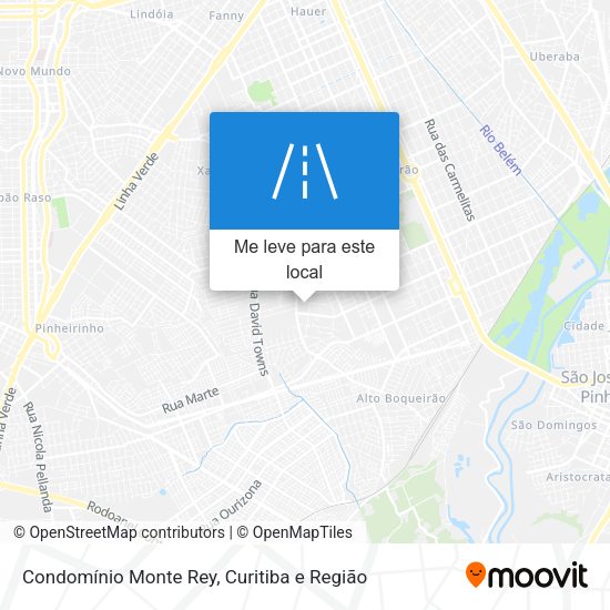 Condomínio Monte Rey mapa