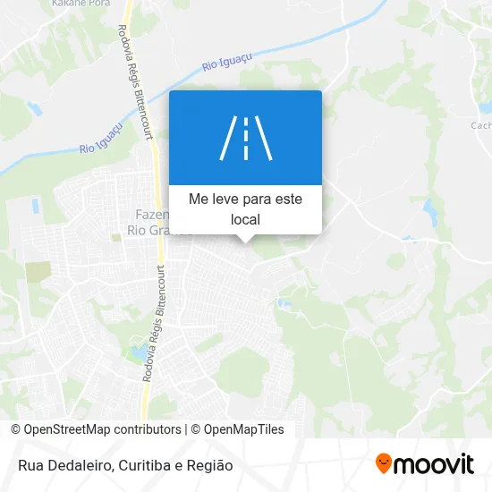 Rua Dedaleiro mapa