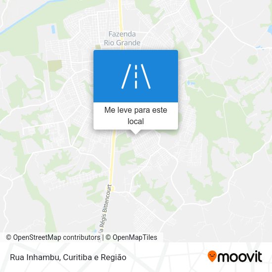 Rua Inhambu mapa
