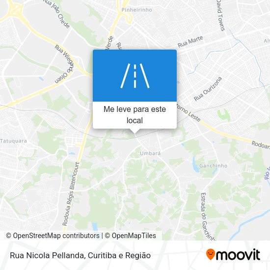 Rua Nicola Pellanda mapa