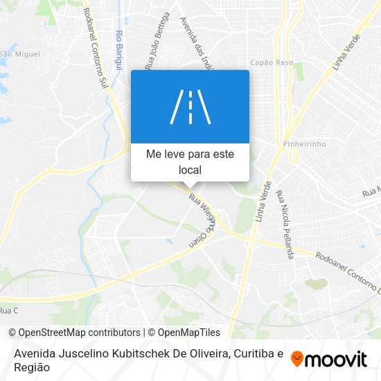 Avenida Juscelino Kubitschek De Oliveira mapa