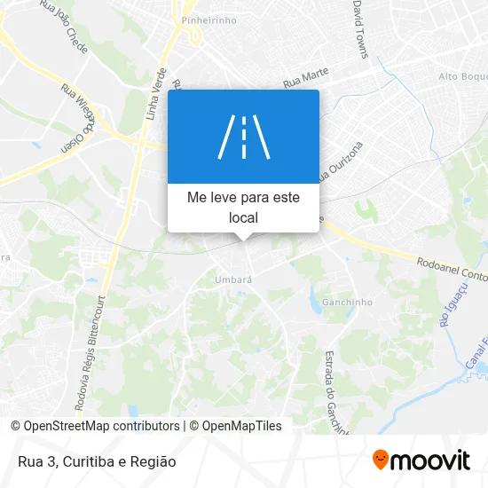 Rua 3 mapa