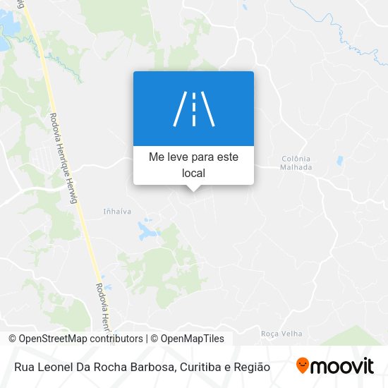 Rua Leonel Da Rocha Barbosa mapa