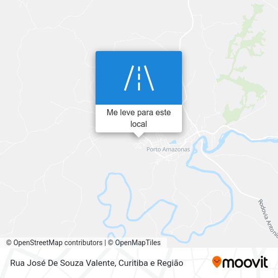 Rua José De Souza Valente mapa