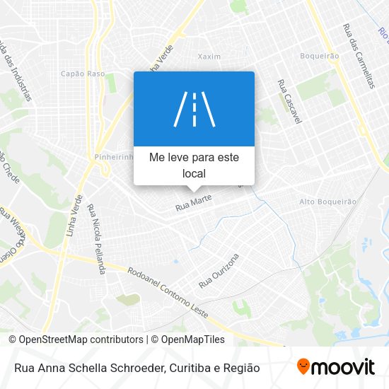 Rua Anna Schella Schroeder mapa