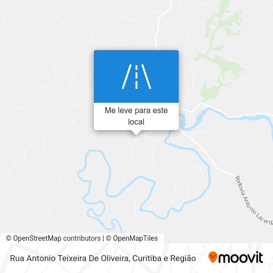 Rua Antonio Teixeira De Oliveira mapa