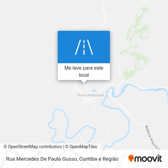 Rua Mercedes De Paula Gusso mapa