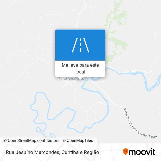 Rua Jesuíno Marcondes mapa