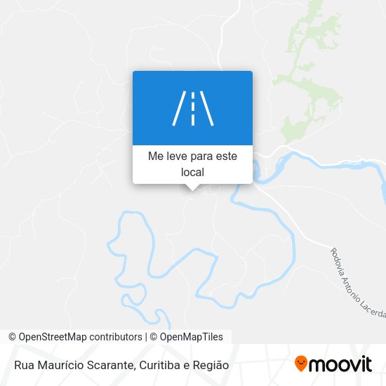 Rua Maurício Scarante mapa