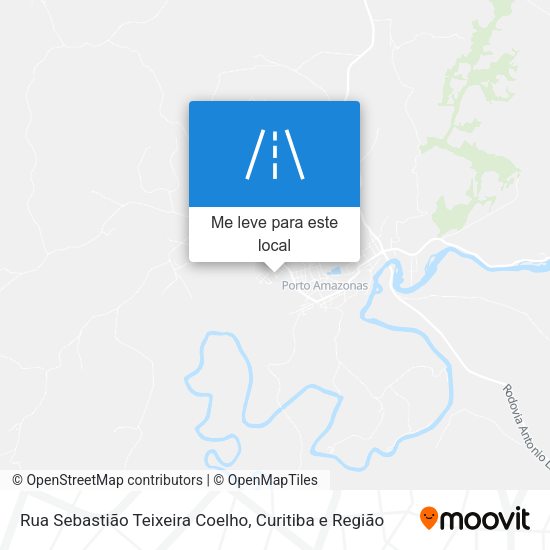 Rua Sebastião Teixeira Coelho mapa
