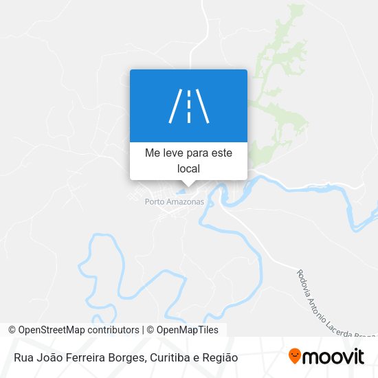 Rua João Ferreira Borges mapa