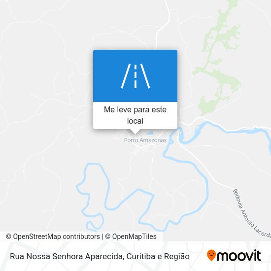 Rua Nossa Senhora Aparecida mapa