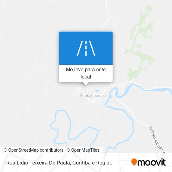 Rua Lídio Teixeira De Paula mapa