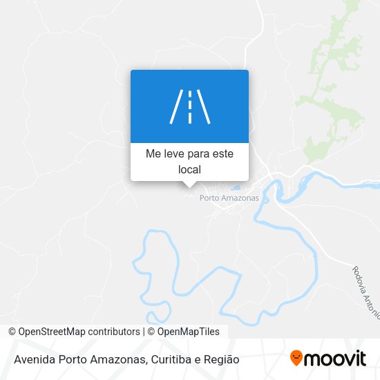 Avenida Porto Amazonas mapa