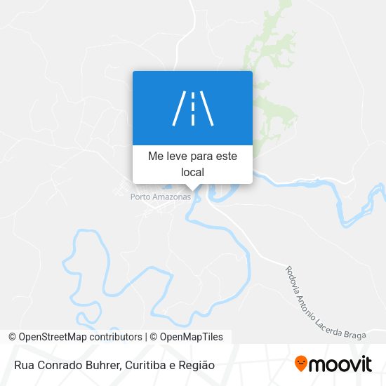 Rua Conrado Buhrer mapa