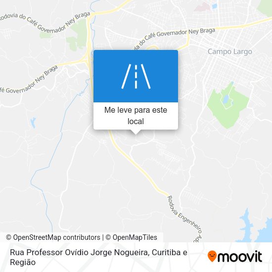 Rua Professor Ovídio Jorge Nogueira mapa
