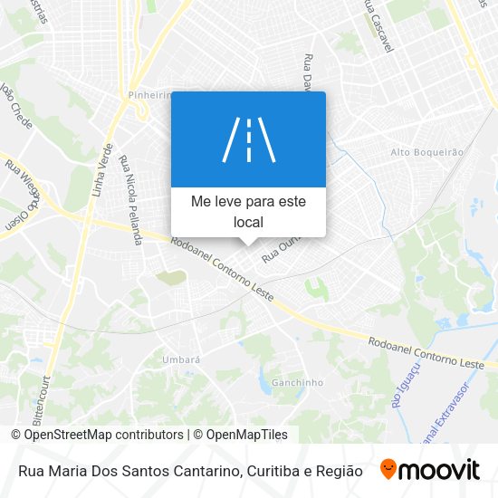 Rua Maria Dos Santos Cantarino mapa