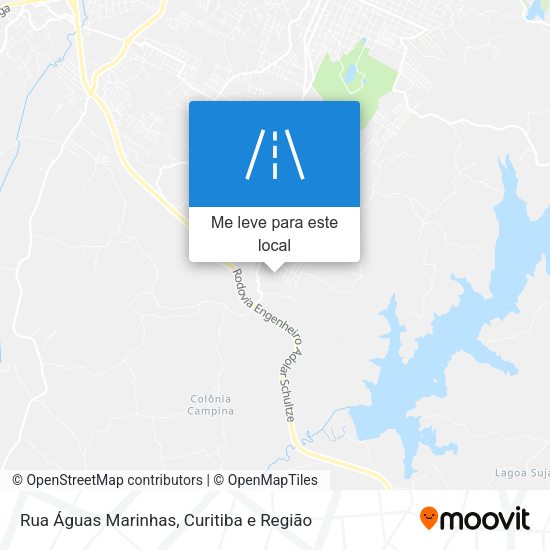 Rua Águas Marinhas mapa