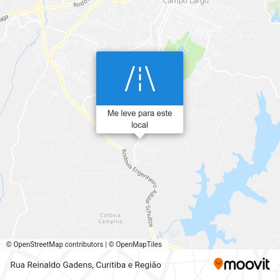Rua Reinaldo Gadens mapa
