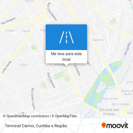 Terminal Carmo mapa