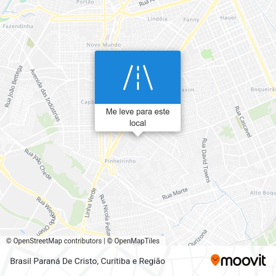 Brasil Paraná De Cristo mapa