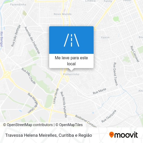 Travessa Helena Meirelles mapa