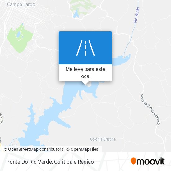 Ponte Do Rio Verde mapa