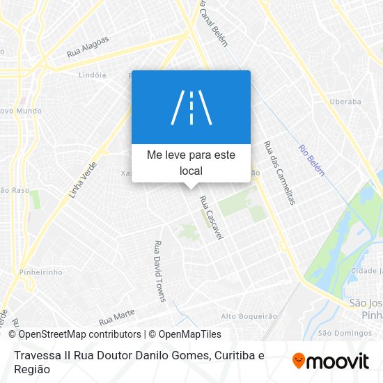 Travessa II Rua Doutor Danilo Gomes mapa
