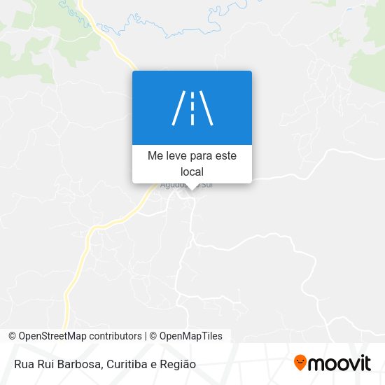 Rua Rui Barbosa mapa
