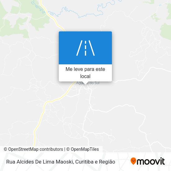 Rua Alcides De Lima Maoski mapa