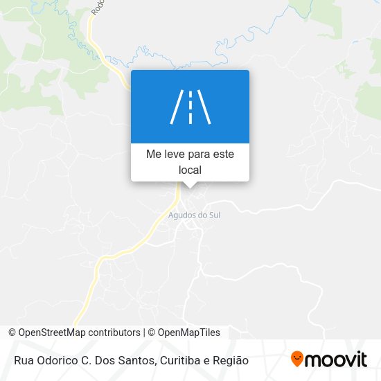Rua Odorico C. Dos Santos mapa