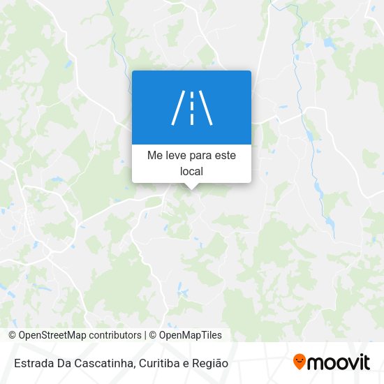 Estrada Da Cascatinha mapa